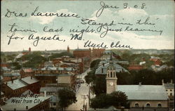 West from City Hall Portland, ME Postcard Postcard