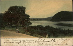 Allegheny River View Postcard