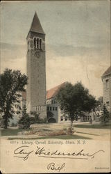 Library, Cornell University Postcard