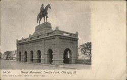 Grant Monument, Lincoln Park Postcard