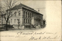 The Public Library Providence, RI Postcard Postcard