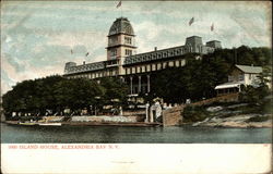 Island House Postcard