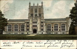 Library Building, Vassar College Poughkeepsie, NY Postcard Postcard