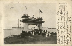 Entrance to the "White City" Syracuse, NY Postcard Postcard