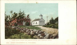 Cross Roads Tavern and Meeting House Postcard