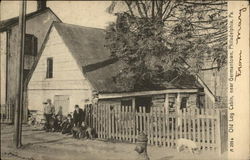 Old Log Cabin, Germantown Philadelphia, PA Postcard Postcard