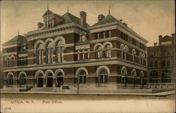 Post Office Utica, NY Postcard Postcard