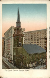 Old South Church Boston, MA Postcard Postcard