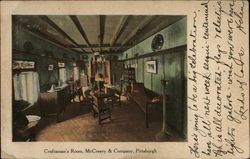 Craftsman's Room, McCreery & Company Pittsburgh, PA Postcard Postcard