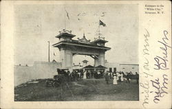 Entrance to the "White City" Postcard