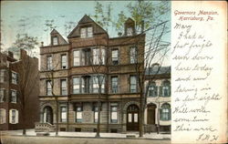 Governors Mansion Harrisburg, PA Postcard Postcard