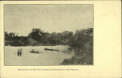 East shore of Martha's Island, Salmon River Postcard