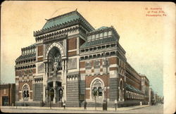 Academy of Fine Arts Philadelphia, PA Postcard Postcard