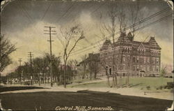 Central Hill Somerville, MA Postcard Postcard