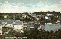 View of Village, looking North Postcard