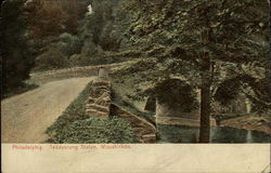 Teddyscung Statue, Wissahickon Postcard