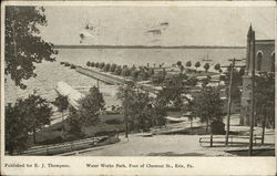 Water Works Park, Foot of Chestnut St Erie, PA Postcard Postcard