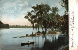 Fairmount Park, Down the Schuylkill from Belmont Postcard