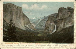 Yosemite Valley from Inspiration Point California Yosemite National Park Postcard Postcard