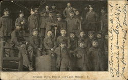 Breaker Boys, Driver Boys and Miners Postcard