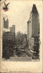 View of Broadway Taken from City Hall Park Postcard