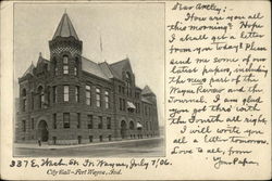 City Hall Fort Wayne, IN Postcard Postcard