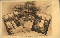 Stone Arch near Cedarvale Syracuse, NY Postcard Postcard