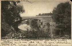 West Channel of Grasse River New York Postcard Postcard