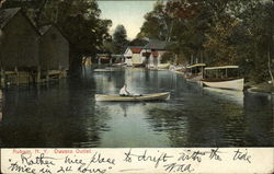 Owasco Outlet Auburn, NY Postcard Postcard