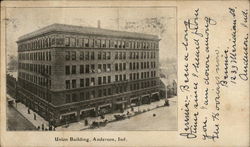 Union Building Anderson, IN Postcard Postcard