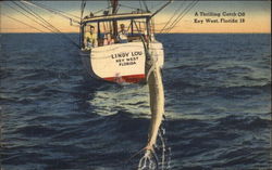 A Thrilling Catch Key West, FL Postcard Postcard