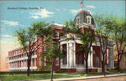 Stratford College Danville, VA Postcard Postcard