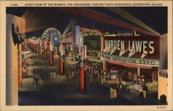 The Amusement Center, Texas Centennial Exposition Postcard