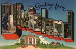 Greetings from Dixieland Postcard