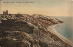 Gay Head Cliffs Martha's Vineyard, MA Postcard Postcard