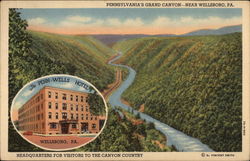 Pennsylvannia's Grand Cayon Near Wellsboro Pennsylvania Postcard Postcard