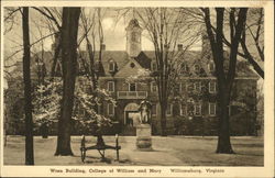 Wren Building, College of William and Mary Postcard