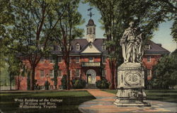 Wren Building at the College of William and Mary Williamsburg, VA Postcard Postcard