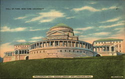 Hall of Fame, New York University Postcard Postcard