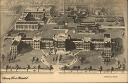 Henry Ford Hospital Postcard