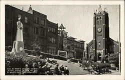 Old St. Mary's Square in Chinatown San Francisco, CA Postcard Postcard