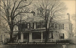 Headquarters of General Society of Mayflower Descendants Postcard