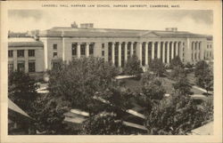 Langdell Hall, Harvard Law School, Harvard University Postcard