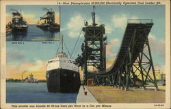 New Pennsylvania $5,000,000 Electrically Operated Coal Loader #3 Postcard