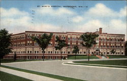 St. Mary's Hospital Watertown, WI Postcard Postcard