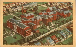 Birds Eye View of St. Francis Hospital Postcard