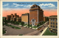 Barnes Hospital Group St. Louis, MO Postcard Postcard