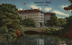 Somerset Hotel Boston, MA Postcard Postcard