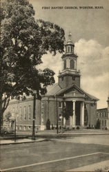 First Baptist Church Postcard