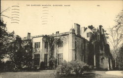 The Gardiner Mansion Maine Postcard Postcard